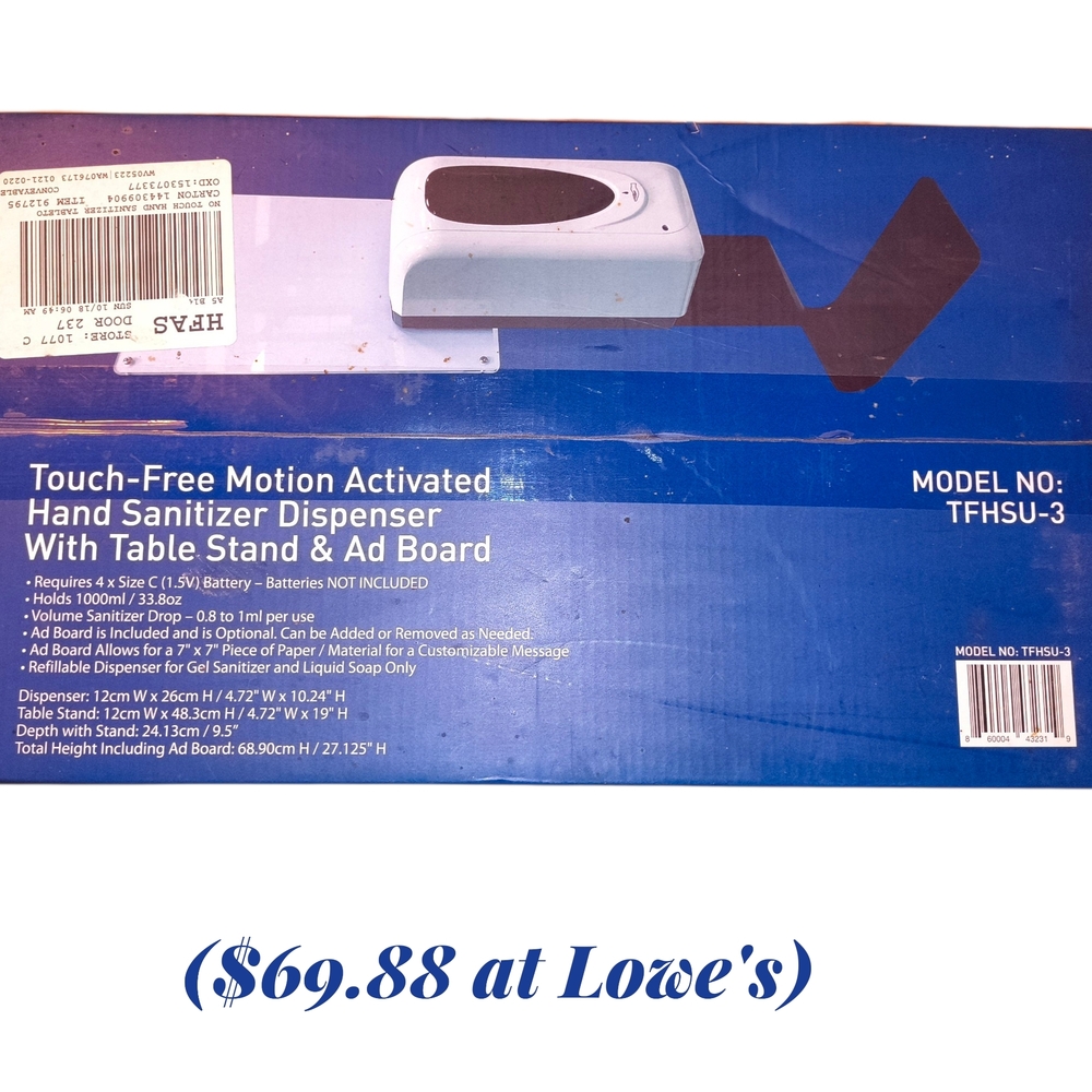 ⭐Pending Trade ⭐touch-Free Motion Activated Hand Sanitizer Dispenser - White